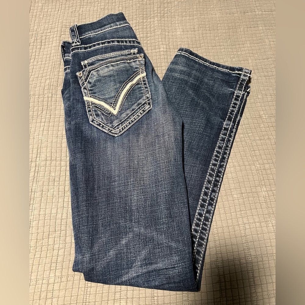 Men’s Buckle Black Bootcut Jeans